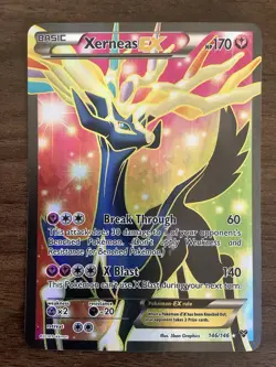 Xerneas EX 146/146 Pokemon XY Baseset English 2014 Nice Condition - Image 1