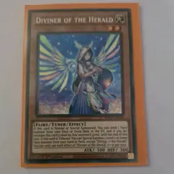 1x 🔥DIVINER OF THE HERALD Prismatic 1st EDT MP22-EN056 SECRET RARE YuGiOh M/NM - Image 4