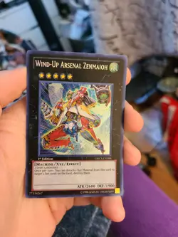 Yugioh Wind-Up Arsenal Zenmaioh ORCS-EN098 1st Secret Rare - Image 1