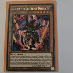 1x MP22-EN123 ALUBER The Jester Of Despia Secret Rare 1st Edition NM Yugioh Card - Image 1