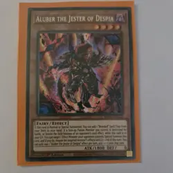 1x MP22-EN123 ALUBER The Jester Of Despia Secret Rare 1st Edition NM Yugioh Card - Image 3