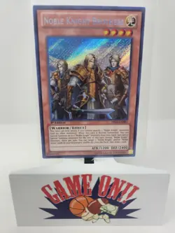 YuGiOh Noble Knight Brothers PRIO-EN081 1st Edition Secret Rare NM - Image 1