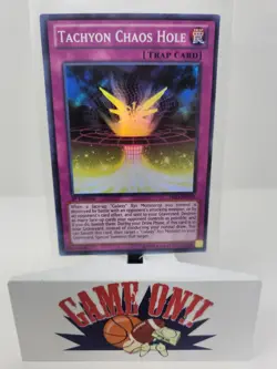 YuGiOh Tachyon Chaos Hole PRIO-EN070 1st Edition Super Rare NM - Image 1