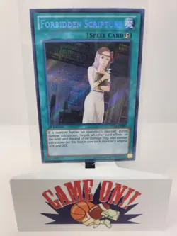 YuGiOh Forbidden Scripture PRIO-EN067 1st Edition Secret Rare LP - Image 1