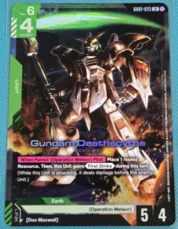 Gundam Card Game - Newtype Rising - GD01-025 LR - Gundam Deathscythe - Image 1
