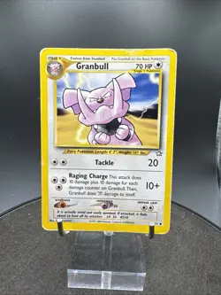 Pokemon TCG Granbull Neo Genesis 37 Regular Uncommon HP Collectible Card - Image 1