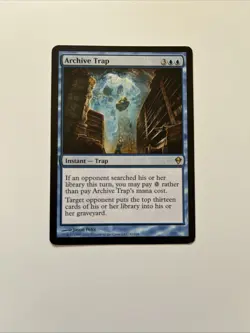 Archive Trap Zendikar Regular (LP) MTG Playing Card - Image 1