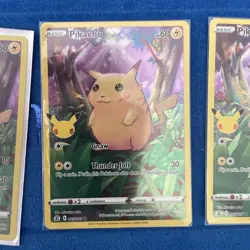 Pokemon TCG Celebrations Pikachu Holo Card 005/025 25th Anniversary NM - Image 5