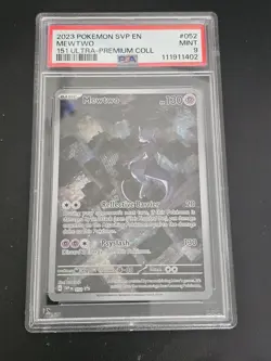 PSA 9 Mewtwo SVP 052 151 Ultra Premium Collection Promo Pokemon Card - Image 1