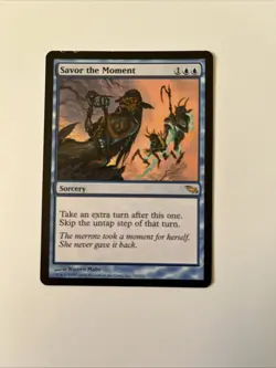 Savor the Moment Shadowmoor Regular (MP) MTG Playing Card - Image 1