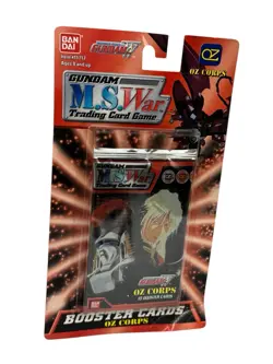 Gundam MS War OZ Corps Wing Team Trading Card Factory Sealed Booster Pack (3) - Image 4