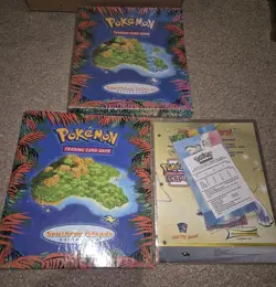 POKEMON WOTC Southern Islands Binder Unused. No Packs Or Promo Cards. Pls Read - Image 1