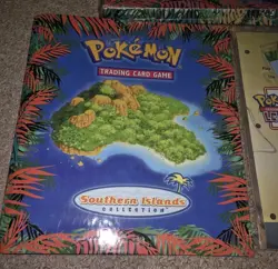 POKEMON WOTC Southern Islands Binder Unused. No Packs Or Promo Cards. Pls Read - Image 2