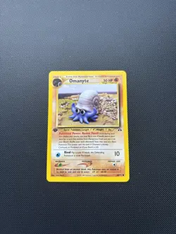 Pokemon Card 1st Edition Neo Discovery Omanyte 60/75 WOTC - Image 2