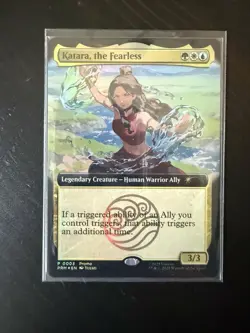 Magic The Gathering - Avatar Katara The Fearless Promo Card SDCC 2025 - Image 2