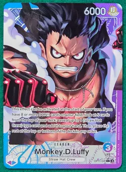 Monkey.D.Luffy (Alternate Art) - A Fist Of Divine Speed OP11-40 - One Piece Card - Image 1
