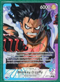 Monkey.D.Luffy (Alternate Art) - A Fist Of Divine Speed OP11-40 - One Piece Card - Image 2