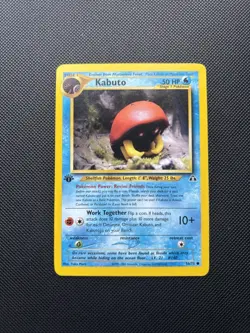 Pokemon Card 1st Edition Neo Discovery Kabuto 56/75 WOTC - Image 1