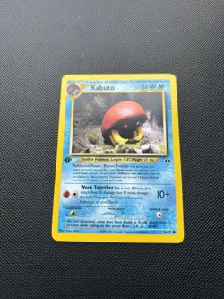 Pokemon Card 1st Edition Neo Discovery Kabuto 56/75 WOTC - Image 3