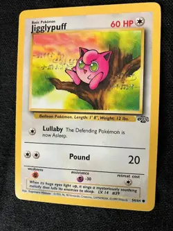 Jigglypuff Lullaby/Pound 60 HP Pokemon Jungle TCG Card 54/64 - Image 3