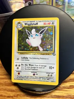 Pokemon TCG Wigglytuff Holo Rare Card 16/64 Jungle Unlimited Good Condition Mp - Image 1