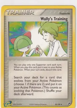 Pokemon TCG - Wally's Training - EX Sandstorm - Uncommon Card - 89/100 - Image 5