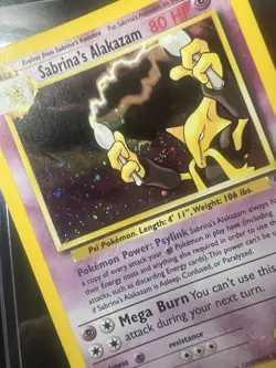 Pokemon Alakazam Holo Rare TCG Gym Challenge Card 16/132 Sabrina's Alakazam - Image 2