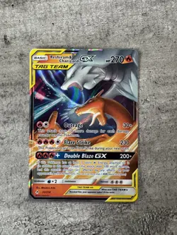 Pokemon Card TCG Reshiram & Charizard GX Tag Team Unbroken Bonds Holo 20/214 NM - Image 1