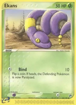 Pokemon TCG - Ekans - EX Sandstorm - Uncommon Card - 64/100 - Image 5