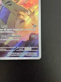 Pokemon TCG Tyranitar Scarlet & Violet Paldea Evolved Holo Card 222/193 - Image 3