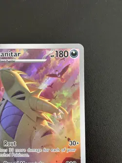 Pokemon TCG Tyranitar Scarlet & Violet Paldea Evolved Holo Card 222/193 - Image 4