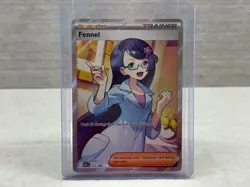 Fennel Trainer 162/086 Ultra Rare - Black Bolt 2025 Pokemon Card - NM Pack Fresh - Image 1