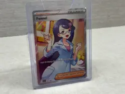 Fennel Trainer 162/086 Ultra Rare - Black Bolt 2025 Pokemon Card - NM Pack Fresh - Image 2