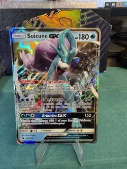 Suicune GX 60/214 Sun & Moon Lost Thunder Pokemon TCG Card 38 - Image 1