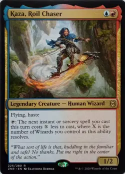 225/280 KAZA, ROIL CHASER RARE ZENDIKAR RISING MTG CARD - Image 1