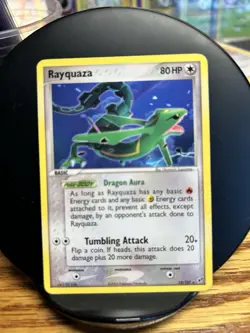 Pokemon TCG Rayquaza EX Deoxys Card 22/107 Regular Rare Good Condition - Image 1