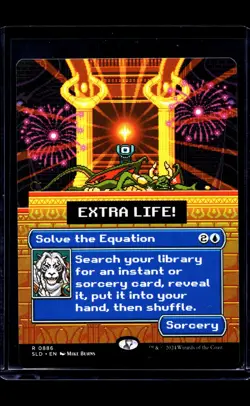 2024 MTG Magic The Gathering SLD Secret Lair Drop Borderless Solve the Equation - Image 1