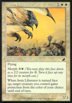 Aven Liberator -Foil Medium Play MTG Scourge - Image 1