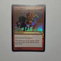 Mirrodin MTG FOIL Mass Hysteria Magic - Image 1