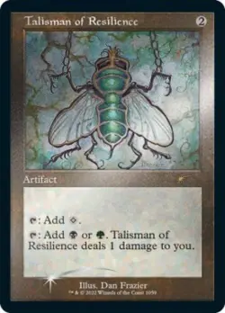 MTG English Talisman of Resilience (Retro Frame) (Foil Etched) NM Foil - Image 1