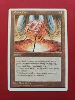 Mana Vault 4th Ed MtG - Image 1