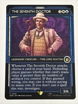 MTG Universes Beyond: Doctor Who The Seventh Doctor Showcase 0558 NM Rare - Image 1