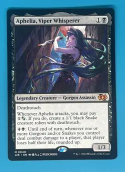 Mtg Aphelia, Viper Whisperer (Anime) Foundations Jumpstart Regular - Image 1