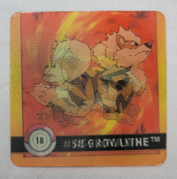 Pokemon Artbox Action Flipz 1999 Nintendo Growlithe - Image 1