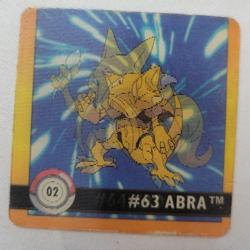 Pokemon Artbox Action Flipz 1999 Nintendo Abra - Image 1