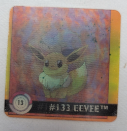 Pokemon Artbox Action Flipz 1999 Nintendo Eevee - Image 1