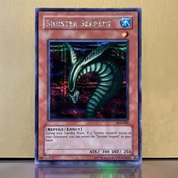 YuGiOh • Sinister Serpent • SDD-002 • Prismatic Secret Rare Promo • LP - Image 1