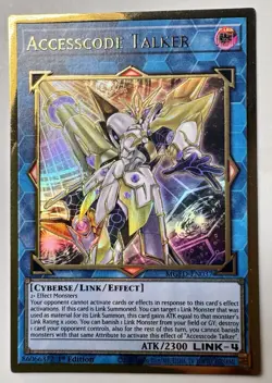 Yugioh! LP Accesscode Talker - MGED-EN037 - Premium Gold Rare - 1st Edition - Image 1