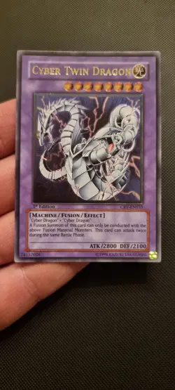 Cyber Dragon Twin CRV 1.Edition Ultimate Ulti Yugioh - Image 1