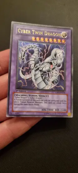Cyber Dragon Twin CRV 1.Edition Ultimate Ulti Yugioh - Image 3